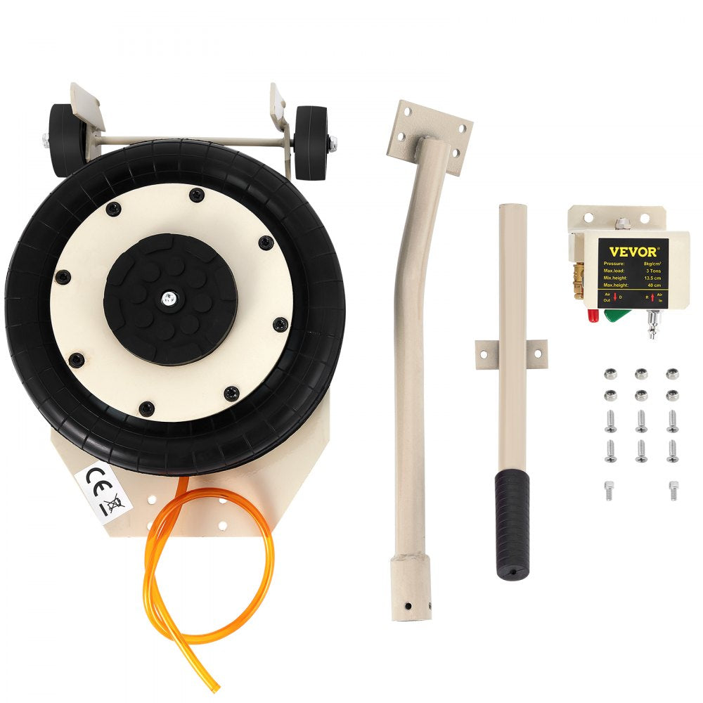 5T Pneumatic Jack - Compact 5 Ton Air Lift, 6.3"-15.75" Range