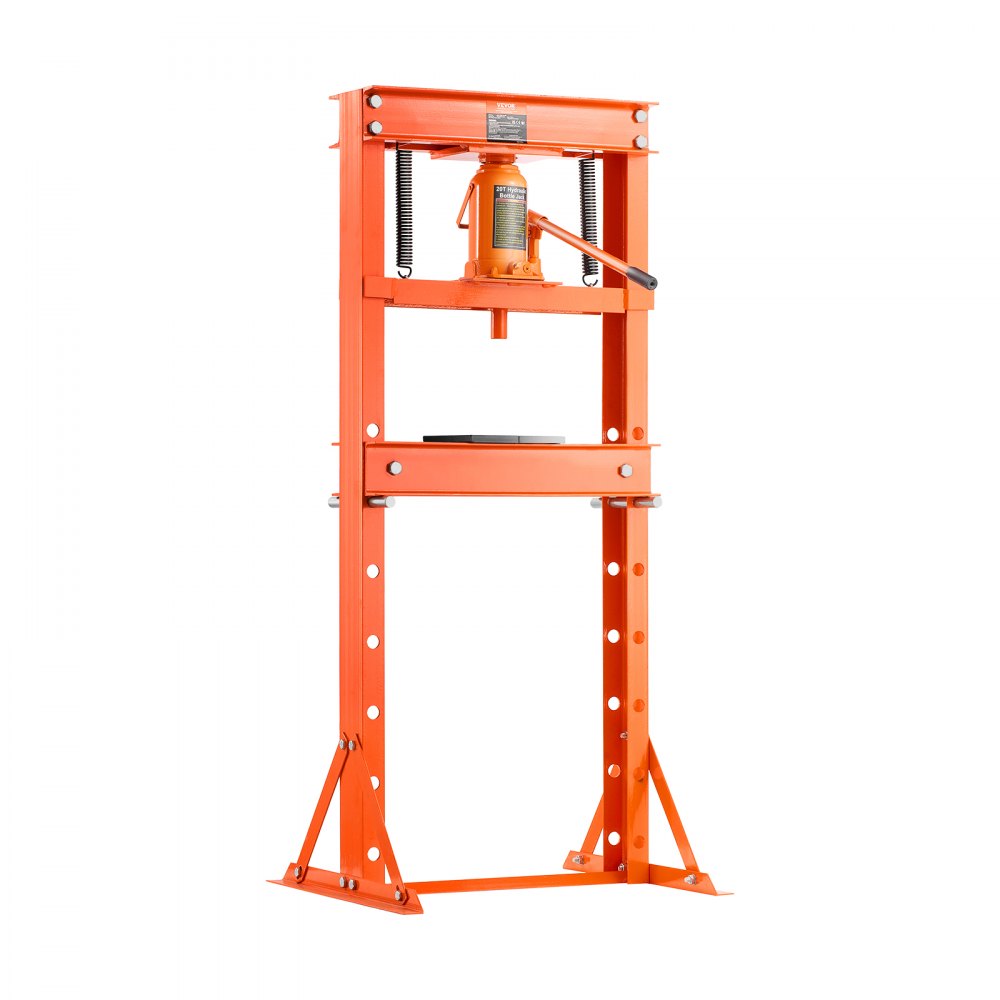 ZX0901 - Heavy-Duty 20T Steel Hydraulic Shop Press for Auto Repairs