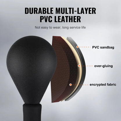 SXQ-1 - Compact VEVOR Punching Bag with Gloves & Pump for Fitness