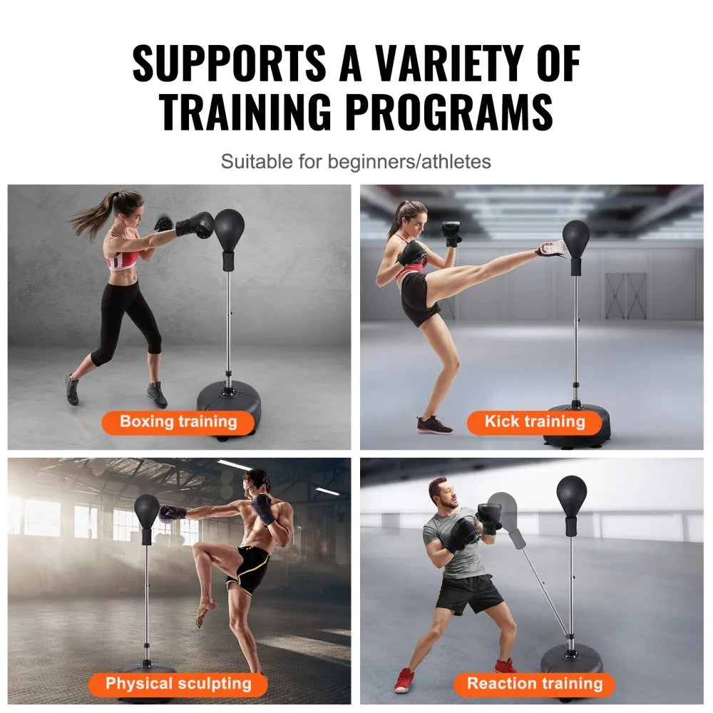 SXQ-1 - Compact VEVOR Punching Bag with Gloves & Pump for Fitness