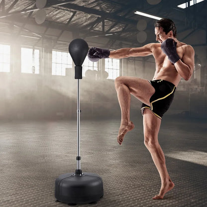 SXQ-1 - Compact VEVOR Punching Bag with Gloves & Pump for Fitness