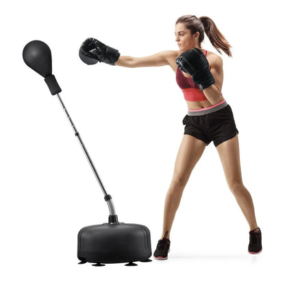 SXQ-1 - Compact VEVOR Punching Bag with Gloves & Pump for Fitness