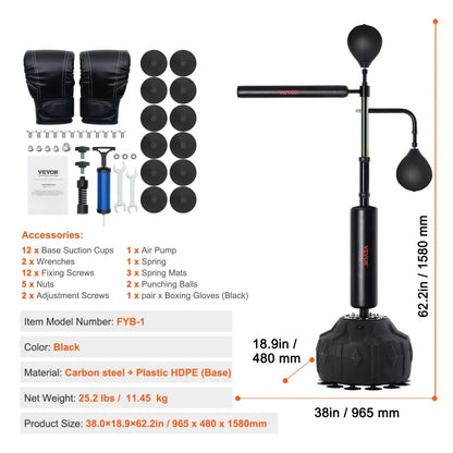 FYB-1 - Adjustable VEVOR Punching Bag for Speed & Precision Training