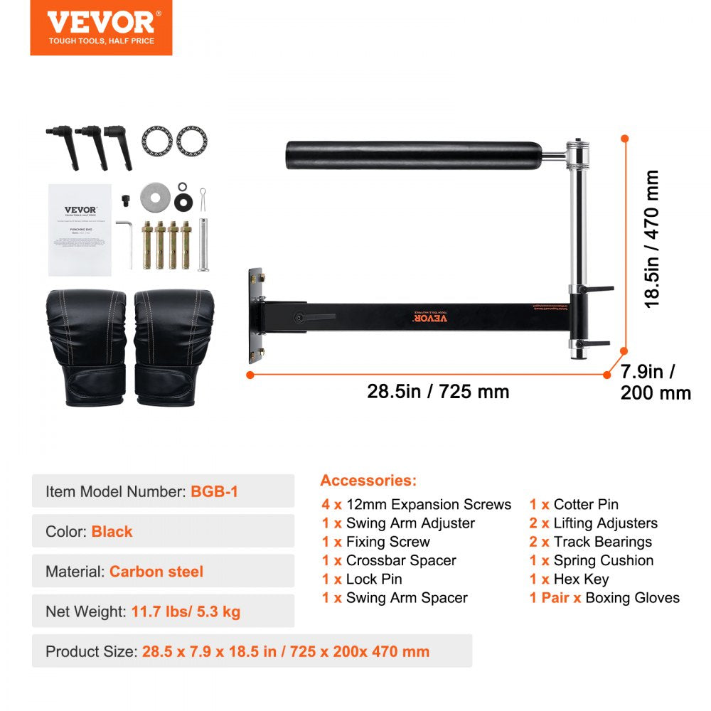BGB-1 - VEVOR Wall-Mounted Spinning Bar for Full-Body Workouts