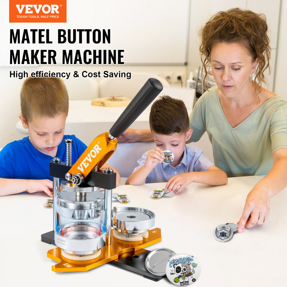 JS-75-GD-01 - User-Friendly 3" Button Maker for Creative Fun