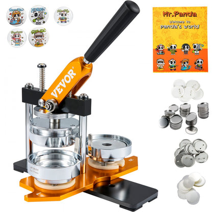 JS-75-GD-01 - User-Friendly 3" Button Maker for Creative Fun