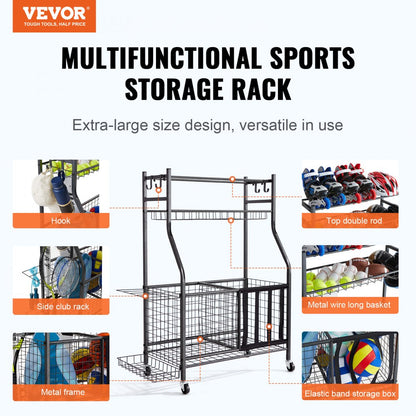 RF-RY-028 - Durable Sports Gear Organizer for Families and Kids