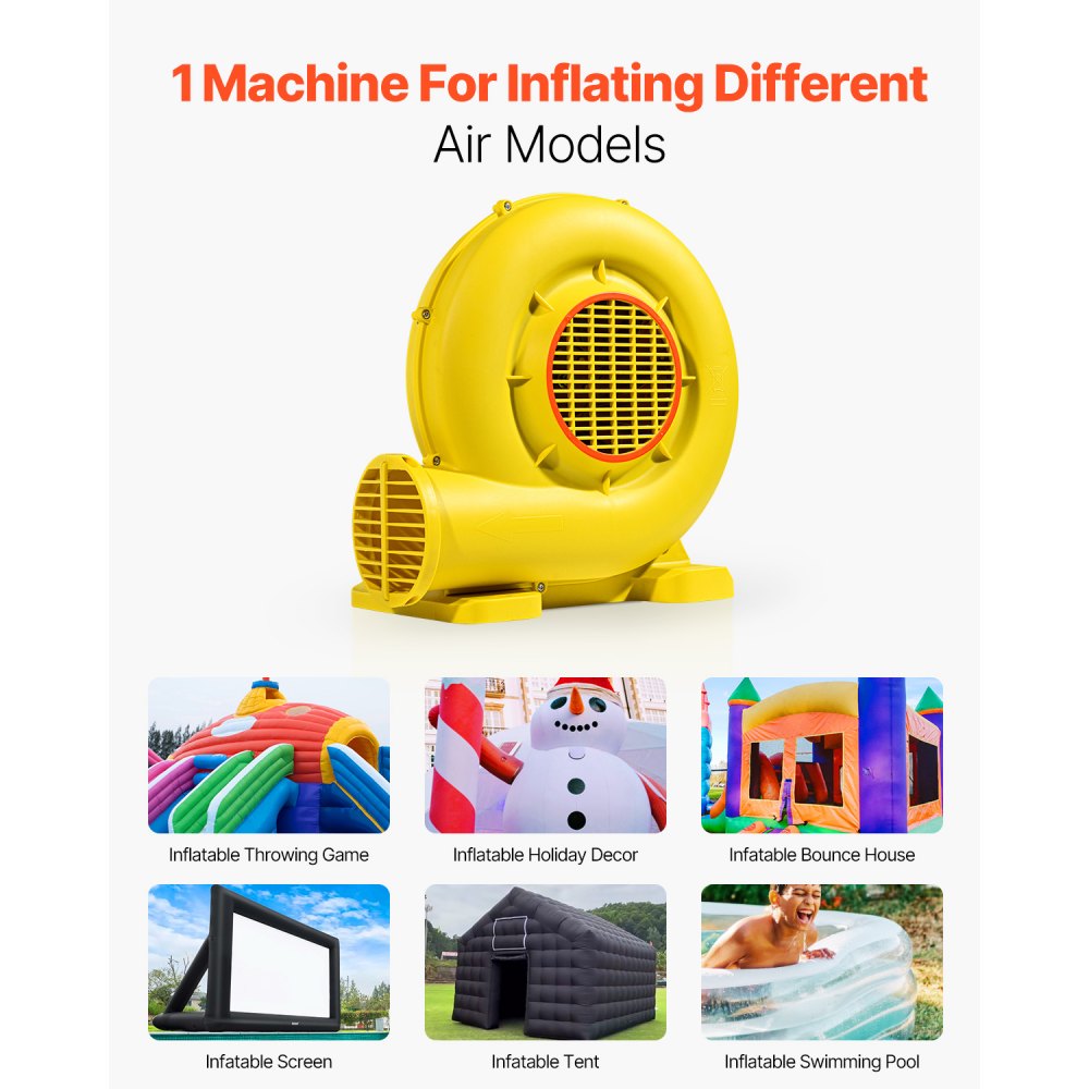 SH-U4 MULTI - Compact Inflatable Air Blower with Waterproof Design and 450W Power