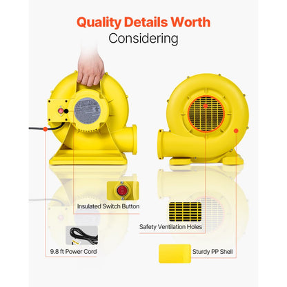 SH-U4 MULTI - Compact Inflatable Air Blower with Waterproof Design and 450W Power