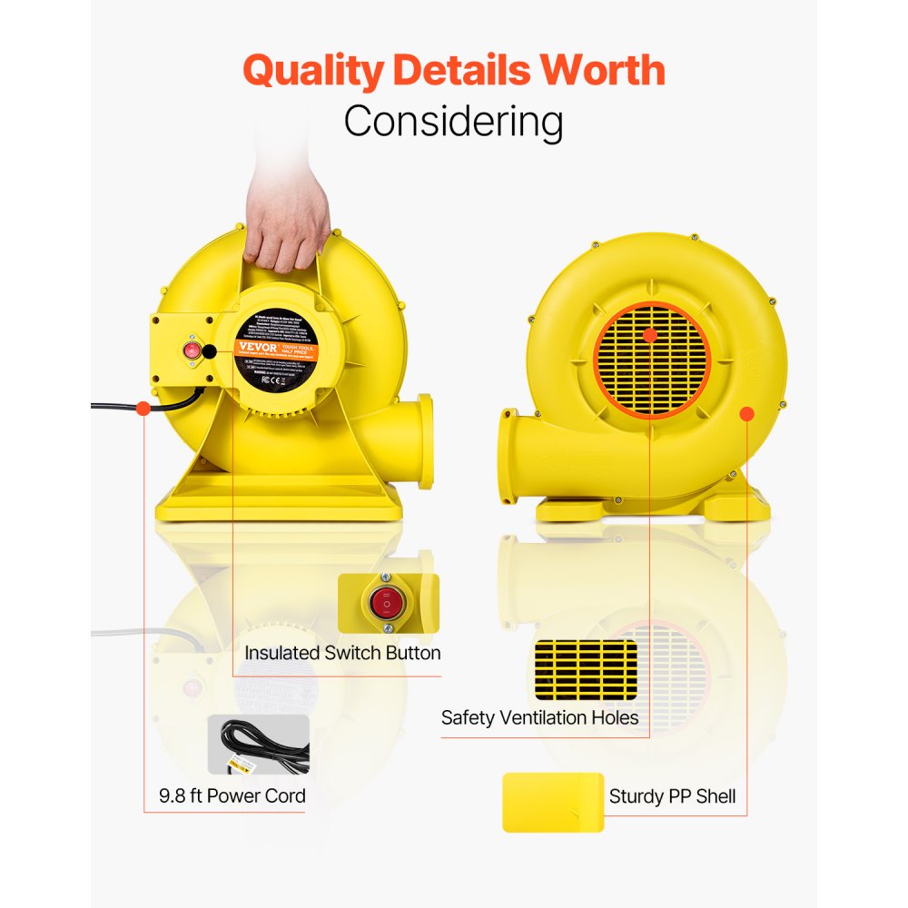 SH-U7 MULTI - Compact 750W Inflatable Air Blower for Quick Inflation