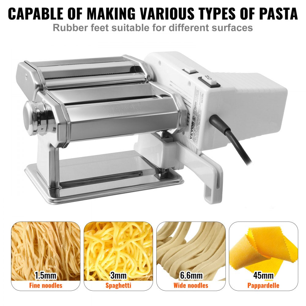 QM-1 - 9-Setting Electric Pasta Maker for Spaghetti & Fettuccini