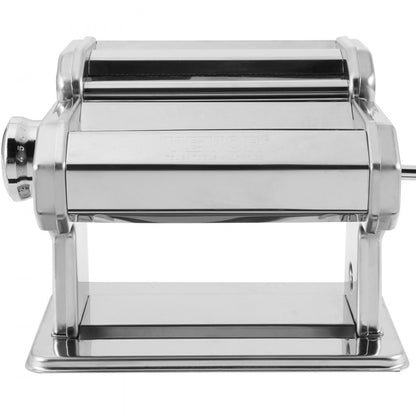 QZ-T - VEVOR Manual Pasta Maker, Stainless Steel, Adjustable Thickness for Spaghetti & Lasagna