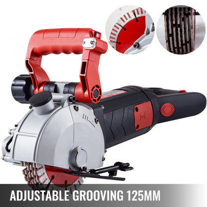 120-1 - 125mm Powerful Dustless Wall Groove Cutting Machine