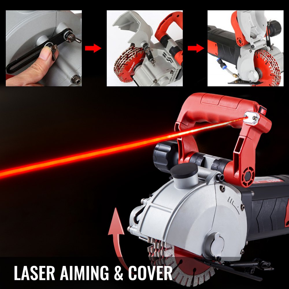 160-1 - Durable Wall Groove Cutting Machine for Concrete & Plumbing Projects