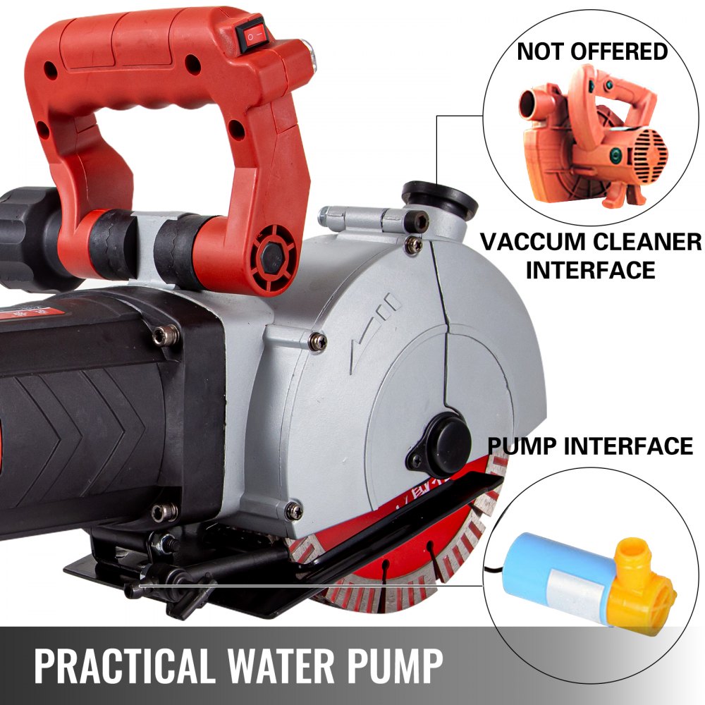 160-1 - Durable Wall Groove Cutting Machine for Concrete & Plumbing Projects