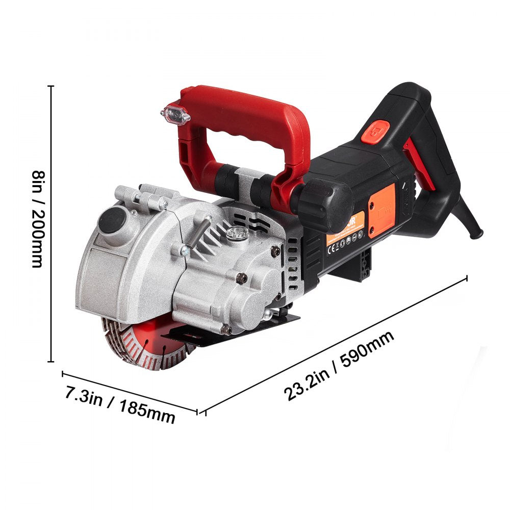 160-1 - Durable Wall Groove Cutting Machine for Concrete & Plumbing Projects