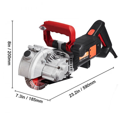 160-1 - Durable Wall Groove Cutting Machine for Concrete & Plumbing Projects