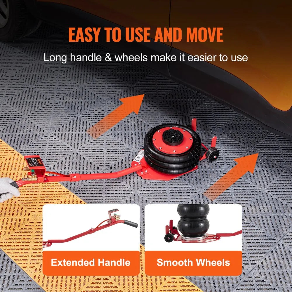 ZG-E - 3 Ton VEVOR Air Jack for Fast Vehicle Lifting