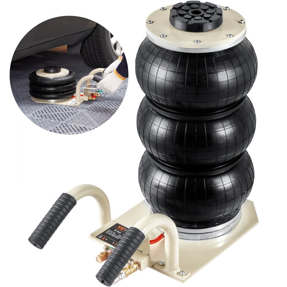 ZG-G - 3 Ton Pneumatic Air Jack with 5.5-17.7 inch Lift Range