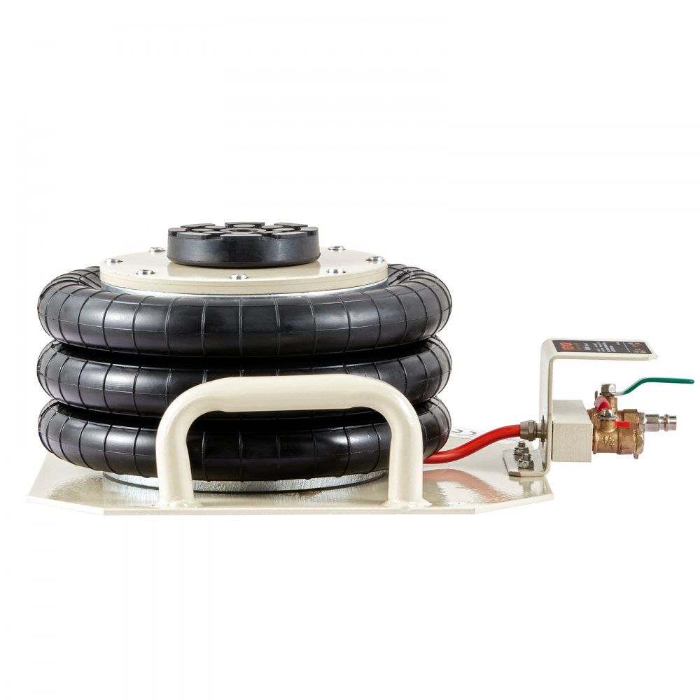 ZG-H - 3 Ton VEVOR Triple Bag Air Jack, Lifts 5.5" to 17.7"