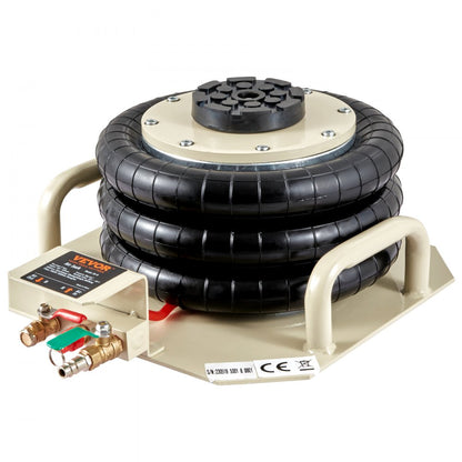 ZG-H - 3 Ton VEVOR Triple Bag Air Jack, Lifts 5.5" to 17.7"