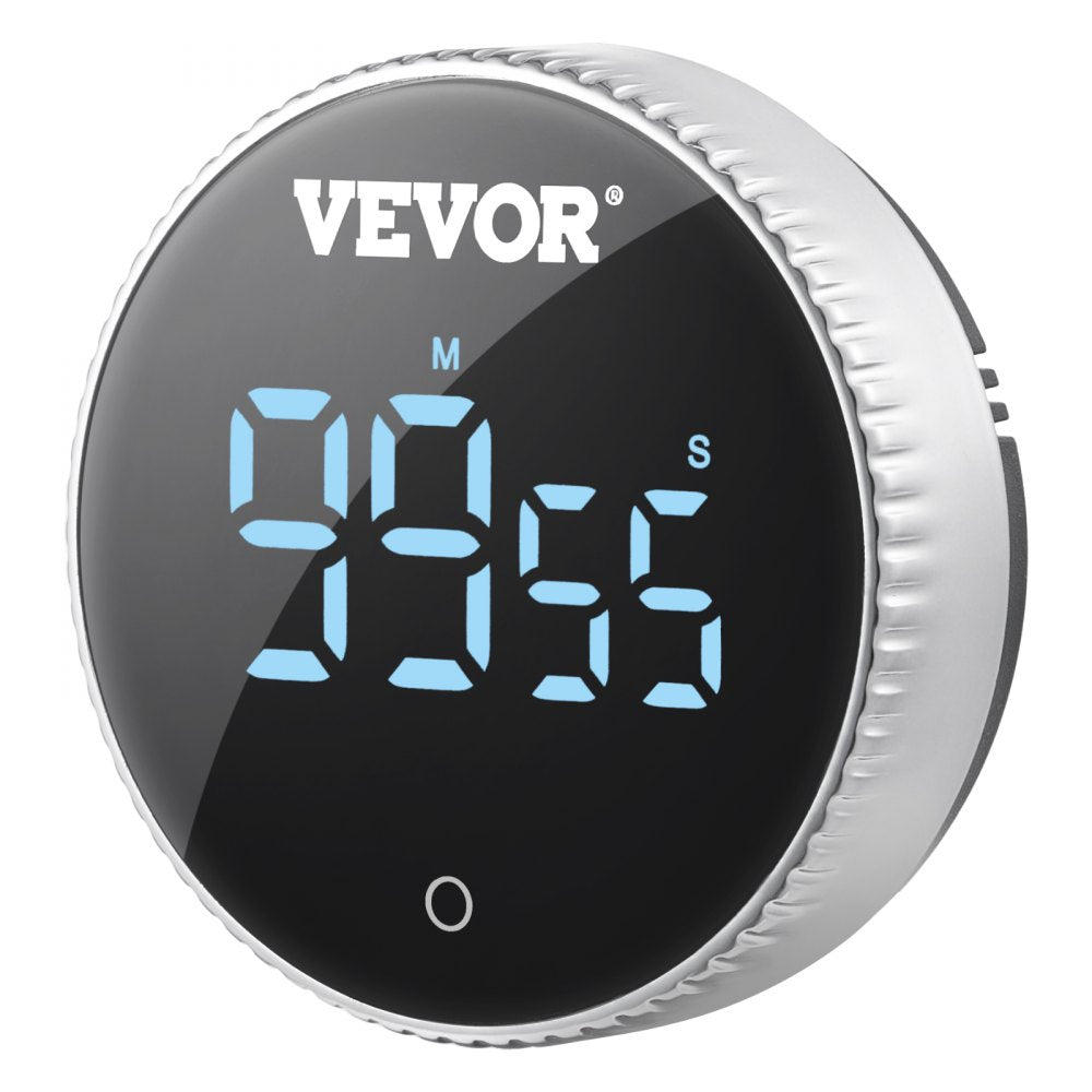 D13 - 3-Inch Magnetic Kitchen Timer with Large LED Display & Volume Control