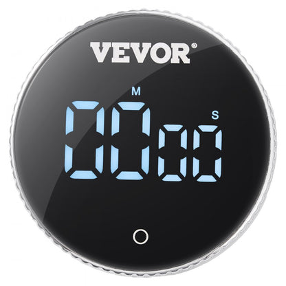 D13 - 3-Inch Magnetic Kitchen Timer with Large LED Display & Volume Control