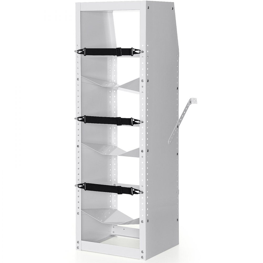 CTR330R350 - Heavy-Duty Steel Rack for 3 Refrigerant Tanks, Adjustable Shelves