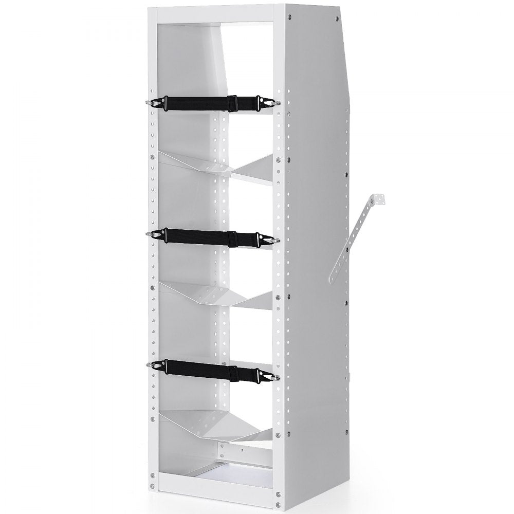 CTR330R350 - Heavy-Duty Steel Rack for 3 Refrigerant Tanks, Adjustable Shelves