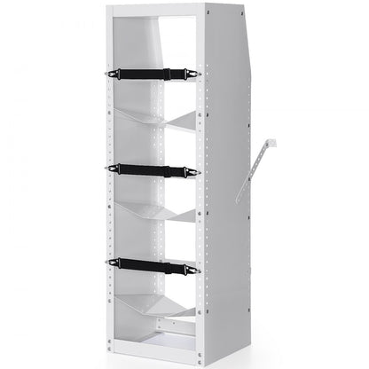 CTR330R350 - Heavy-Duty Steel Rack for 3 Refrigerant Tanks, Adjustable Shelves