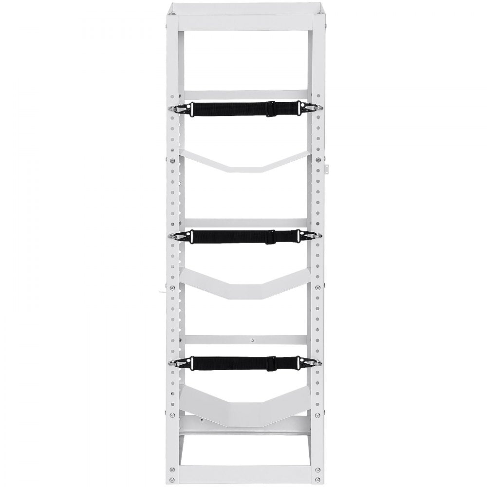 CTR330R350 - Heavy-Duty Steel Rack for 3 Refrigerant Tanks, Adjustable Shelves