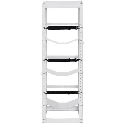CTR330R350 - Heavy-Duty Steel Rack for 3 Refrigerant Tanks, Adjustable Shelves