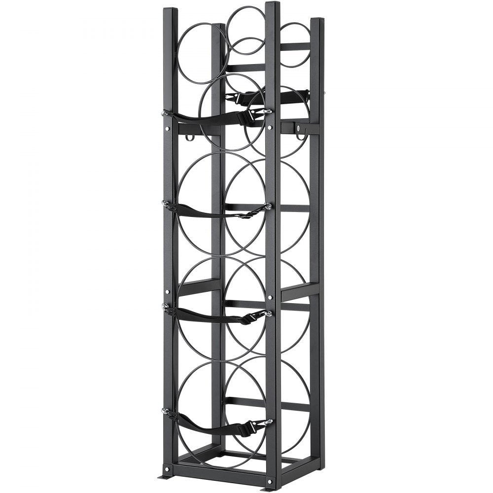 CTR330N - 3-Tier Carbon Steel Refrigerant Tank Rack, 325x330x1197 mm