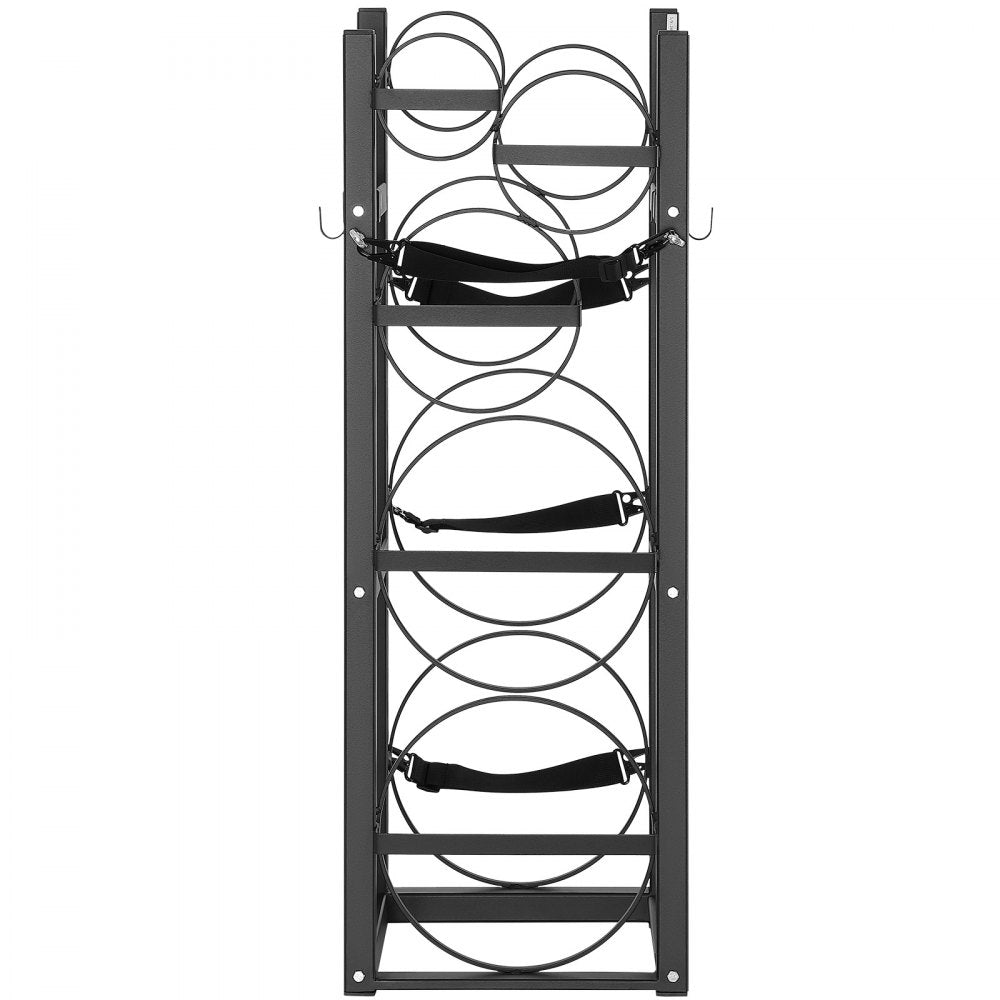CTR230N - Durable 3-Tier Carbon Steel Tank Rack, 325x330x928 mm