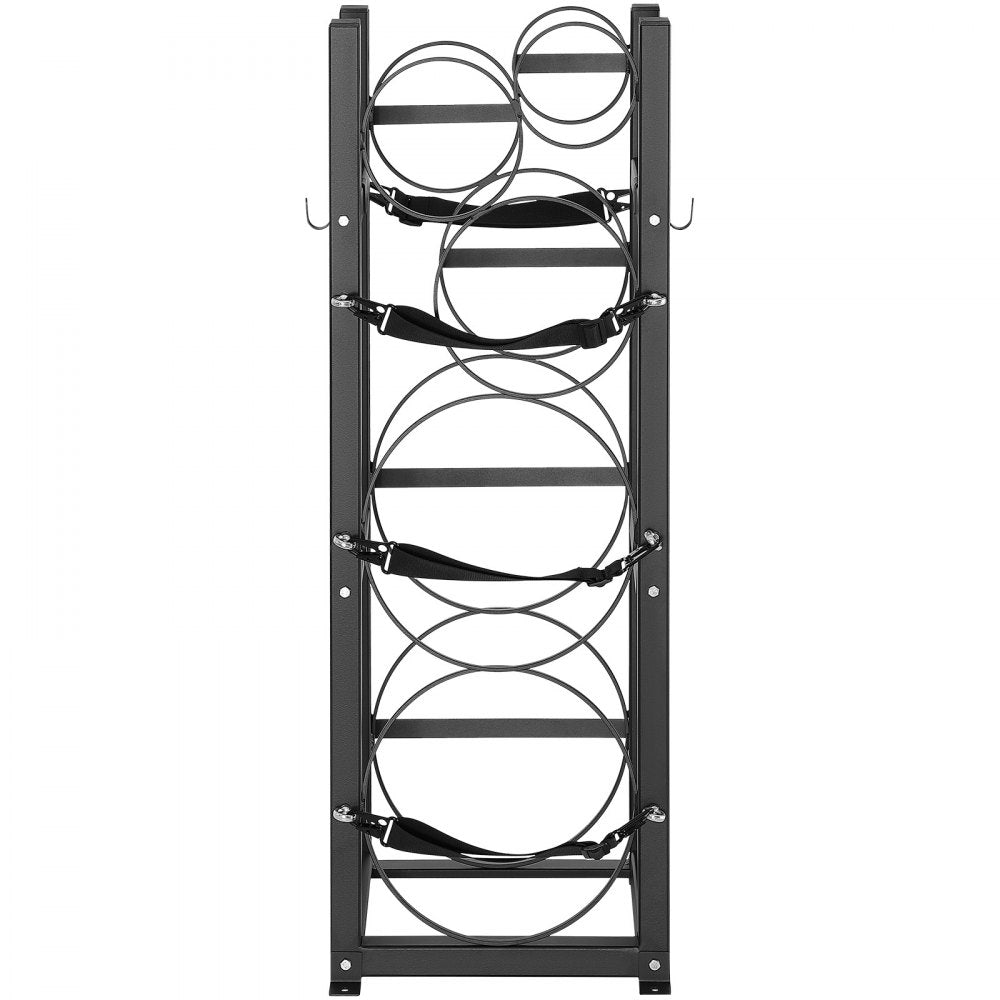 CTR230N - Durable 3-Tier Carbon Steel Tank Rack, 325x330x928 mm