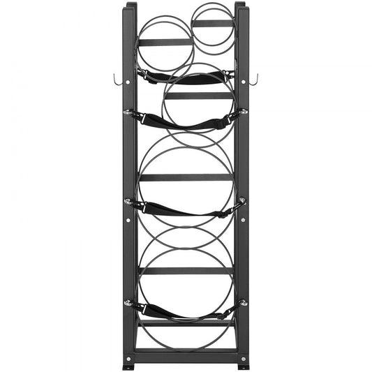 CTR230N - Durable 3-Tier Carbon Steel Tank Rack, 325x330x928 mm