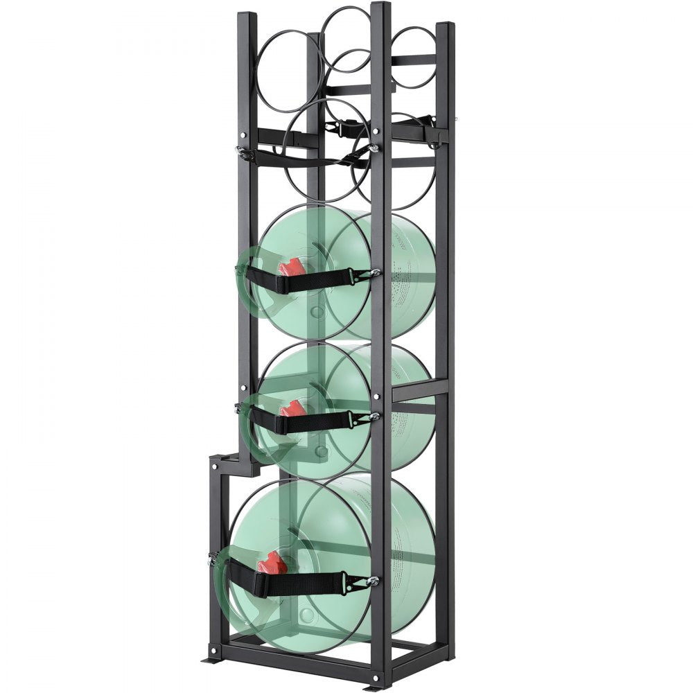 CTR330 - Durable A3 Steel Refrigerant Tank Rack, 15.55"x12.99"x49.8"