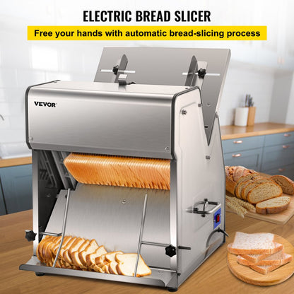 YB-31 - Electric Bread Slicer for 31 Pieces, 12mm Thickness, Stainless Steel