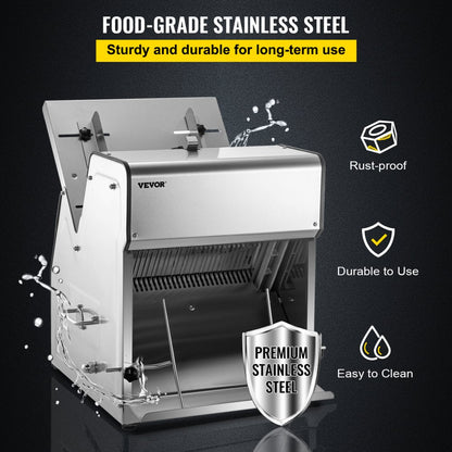 YB-31 - Electric Bread Slicer for 31 Pieces, 12mm Thickness, Stainless Steel