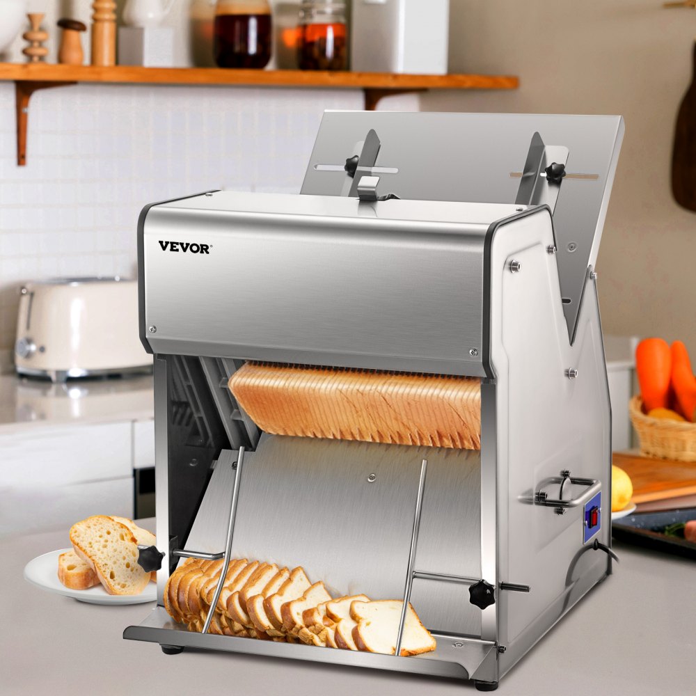 YB-31 - Electric Bread Slicer for 31 Pieces, 12mm Thickness, Stainless Steel
