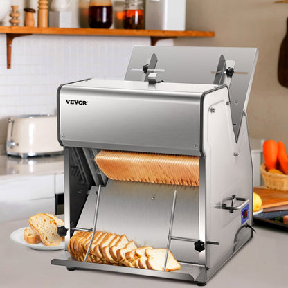 YB-31 - Electric Bread Slicer for 31 Pieces, 12mm Thickness, Stainless Steel