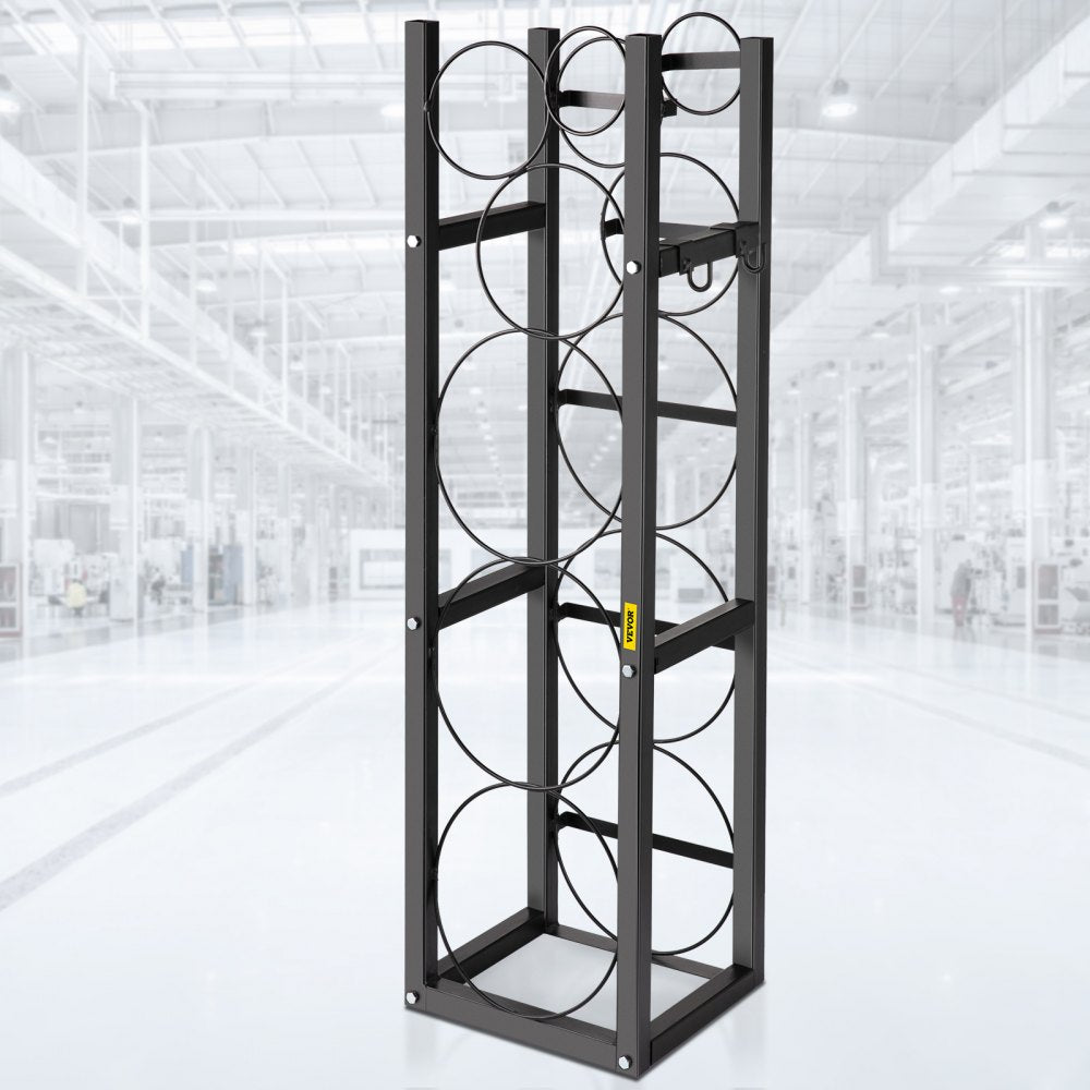 010787356479 - 46" Steel Refrigerant Tank Rack for 3 Cylinders