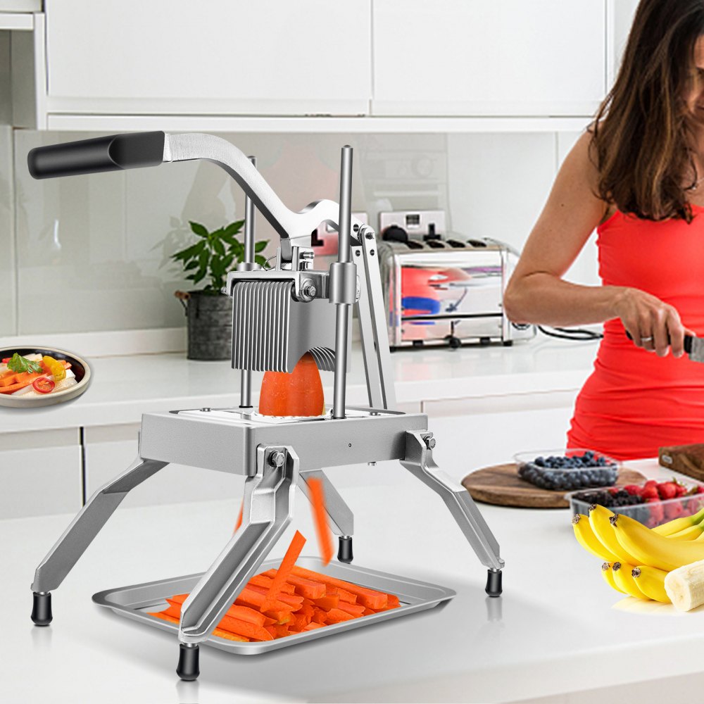 010897088377 - Heavy-Duty Aluminum Vegetable Dicer for Quick Cutting