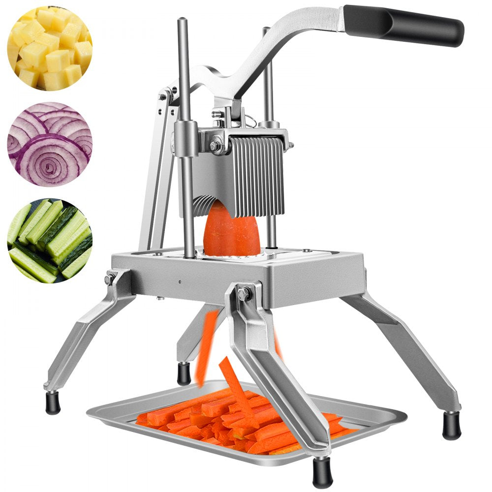 010897088377 - Heavy-Duty Aluminum Vegetable Dicer for Quick Cutting