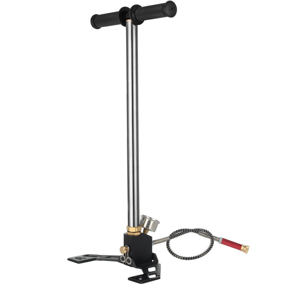3-stage PCP Hand Pump - 4500 PSI High-Pressure Stainless-Steel Pump