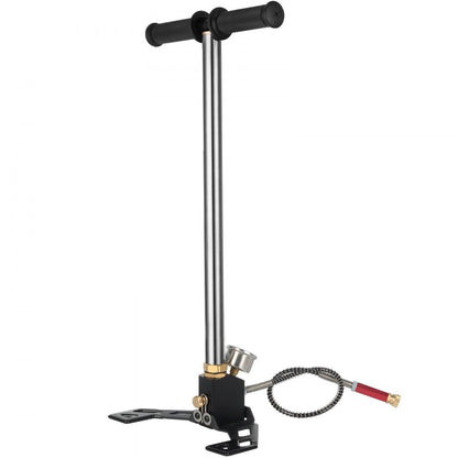 3-stage PCP Hand Pump - 4500 PSI High-Pressure Stainless-Steel Pump