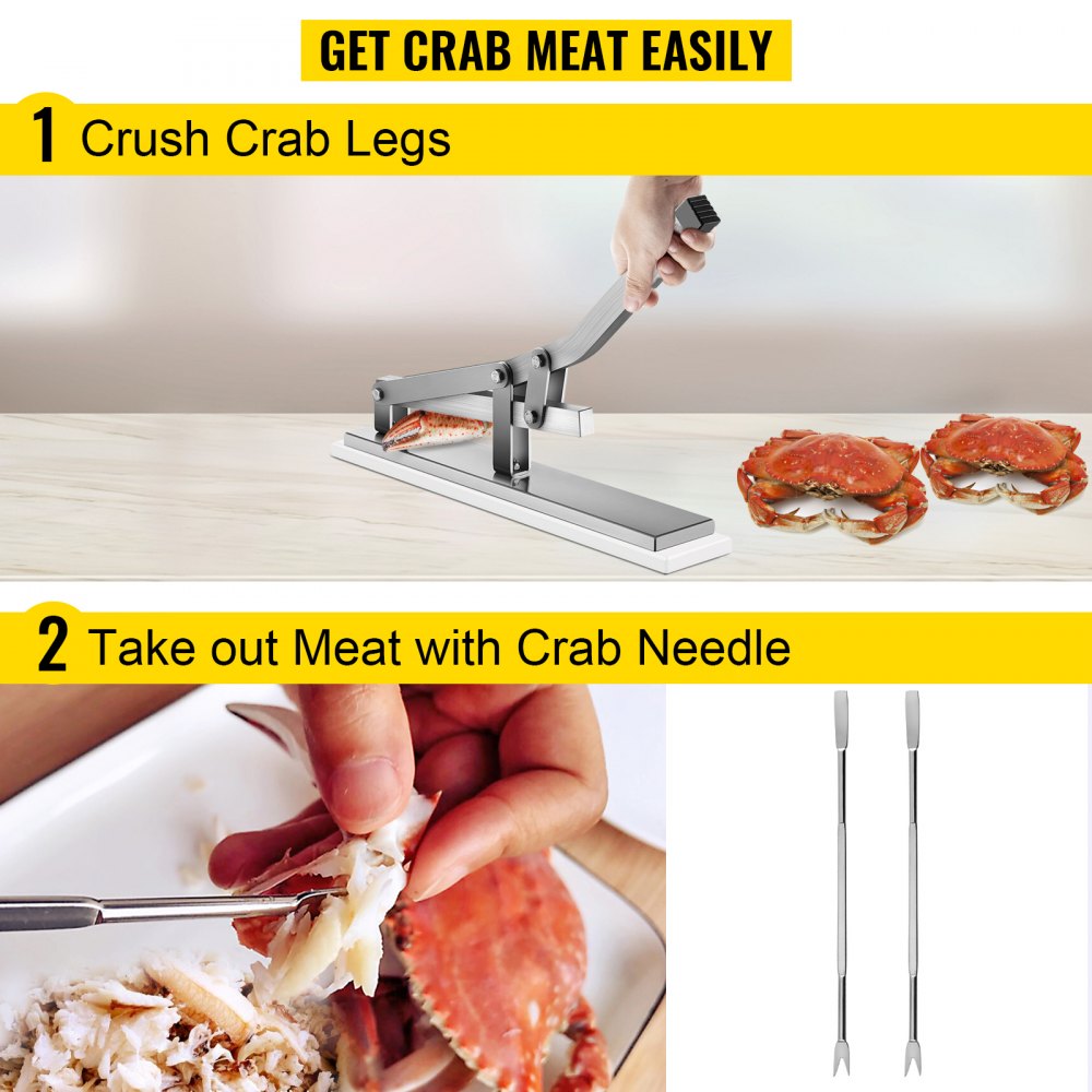 VV-OS-FX-19 - Durable Crab Claw Cracker with Labor-Saving Handle