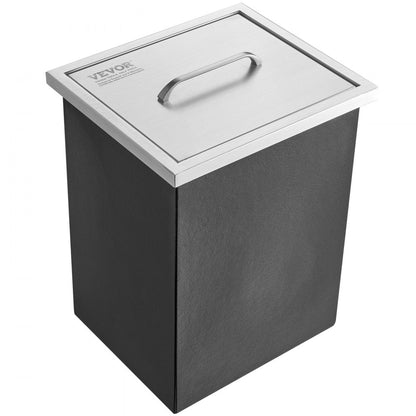 FG-SKU6 - 14"x12"x18" Stainless Steel Drop-in Ice Cooler for Outdoor Use