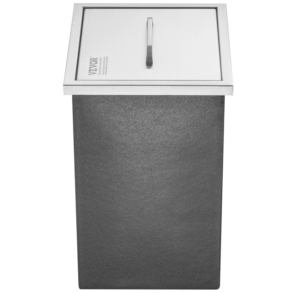 FG-SKU6 - 14"x12"x18" Stainless Steel Drop-in Ice Cooler for Outdoor Use