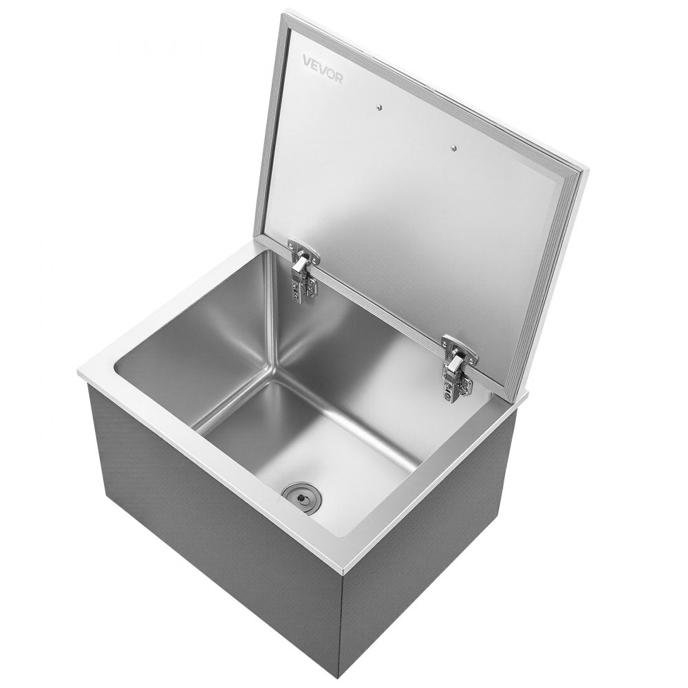 ICB-W282017 - Large Stainless Steel Ice Chest with 24-Hour Insulation